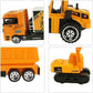Construction Truck Toy Set Kids Diecast Vehicles Carrier Playset Figures Gift Unbranded