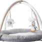 Baby Play Gym Nuby Penguin Sensory Play Mat Tummy Time Toy Padded Base NUBY