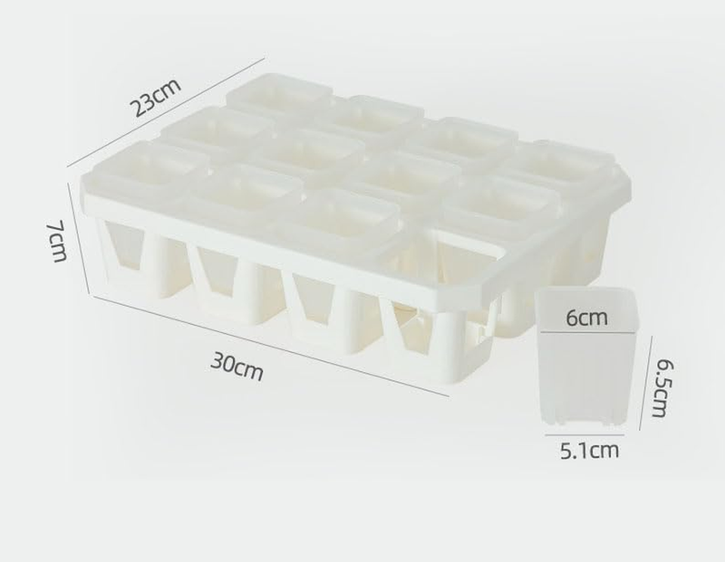 Seed Starter Tray Kit Seedling Pots Mini Greenhouse Propagator Growing Set Unbranded