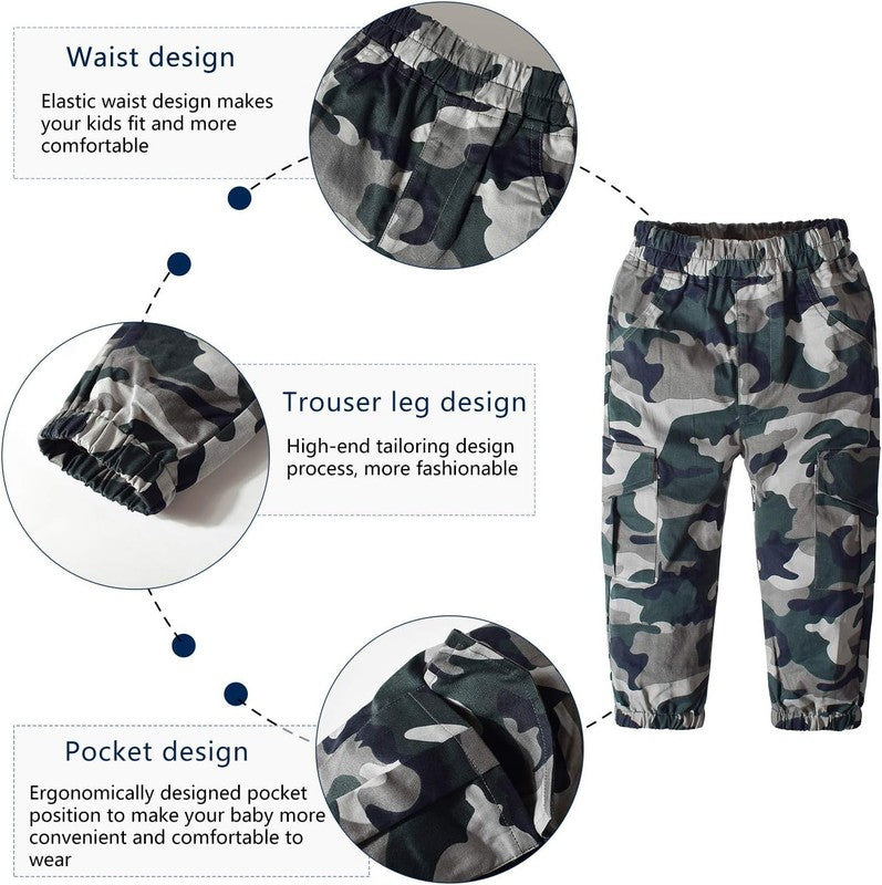 Boys Tracksuit Hoodie Jogging Suit Kids Camouflage Outfit Designer Set Age 5-6Y Unbranded