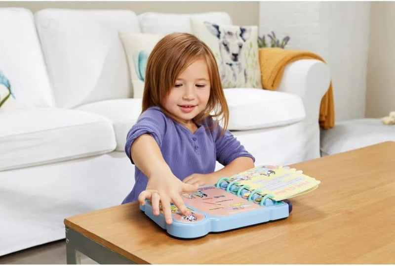 VTech Bluey Book Games Interactive Learning Toy Kids Story Modes Sounds Fun VTech
