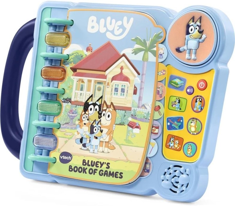VTech Bluey Book Games Interactive Learning Toy Kids Story Modes Sounds Fun VTech