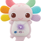 Baby Teether Sensory Toy Pink Axolotl Lights Melodies Silicone Textured Infant VTech