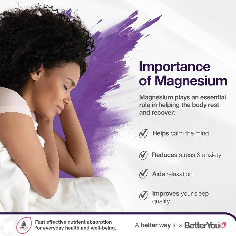 BetterYou Magnesium Sleep Lotion Relaxation Muscle Calm Lavender Chamomile BetterYou
