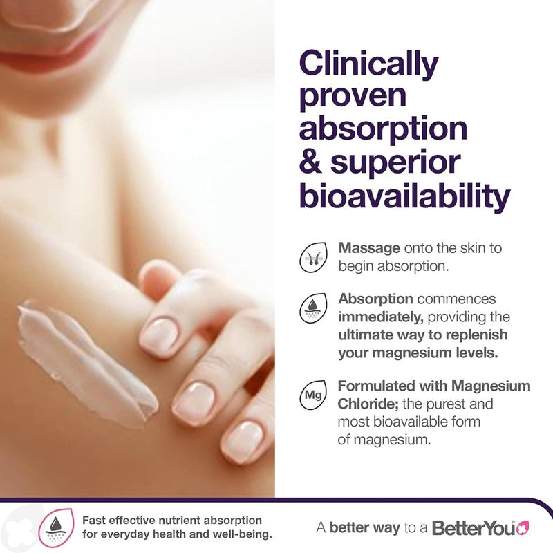 BetterYou Magnesium Sleep Lotion Relaxation Muscle Calm Lavender Chamomile BetterYou
