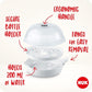 NUK Microwave Steriliser Baby Bottle Steam Cleaner 4 Bottle Quick Hygienic Set - Deal For Any Occasion