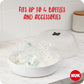 NUK Microwave Steriliser Baby Bottle Steam Cleaner 4 Bottle Quick Hygienic Set - Deal For Any Occasion
