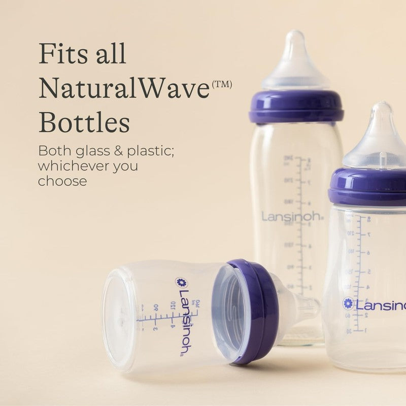 Lansinoh Baby Bottle Teats NaturalWave Anti Colic Silicone Extra Slow Flow - Deal For Any Occasion