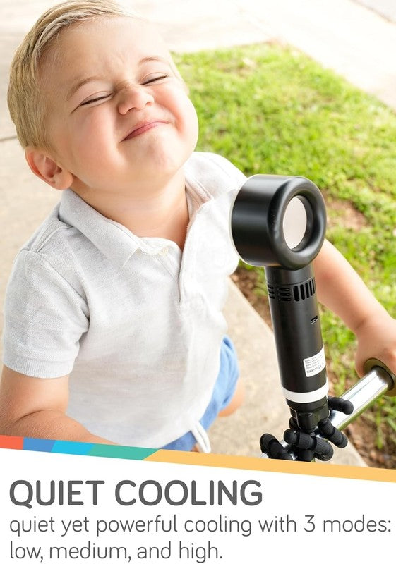 Nuby Pram Fan Portable Bladeless Rechargeable Quiet Tripod Flexible Cooling - Deal For Any Occasion