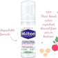 Milton Hand Sanitiser Mousse Alcohol Free Antibacterial Travel Foam Sensitive - Deal For Any Occasion