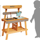 Janod Mud Kitchen Outdoor Wooden Kids Play Set Garden Toy FSC Accessories Lab janod