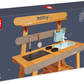 Janod Mud Kitchen Outdoor Wooden Kids Play Set Garden Toy FSC Accessories Lab janod