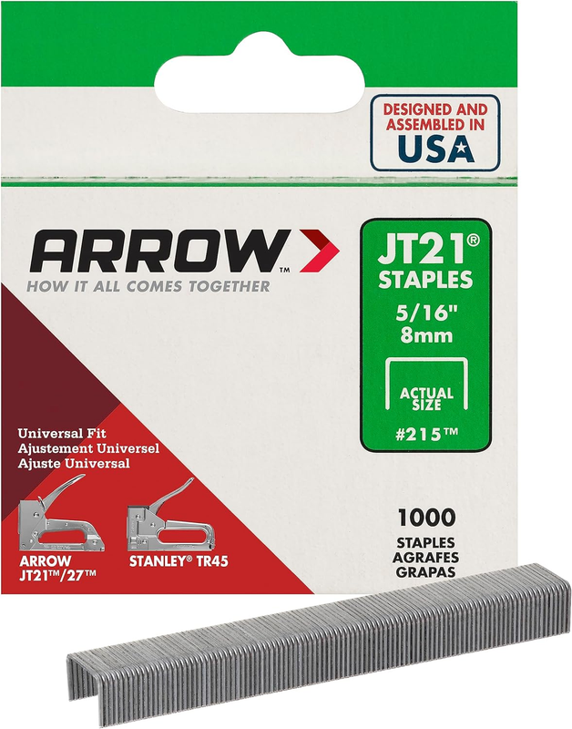 Arrow JT21 Staples 516 Inch Steel Heavy Duty Staple Gun Refill Pack 1000 - Deal For Any Occasion