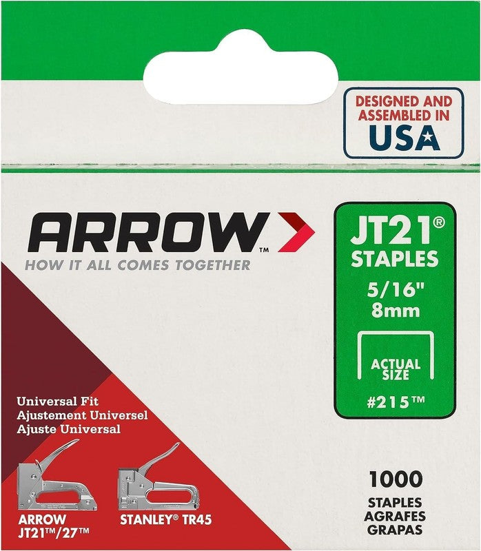 Arrow JT21 Staples 516 Inch Steel Heavy Duty Staple Gun Refill Pack 1000 - Deal For Any Occasion