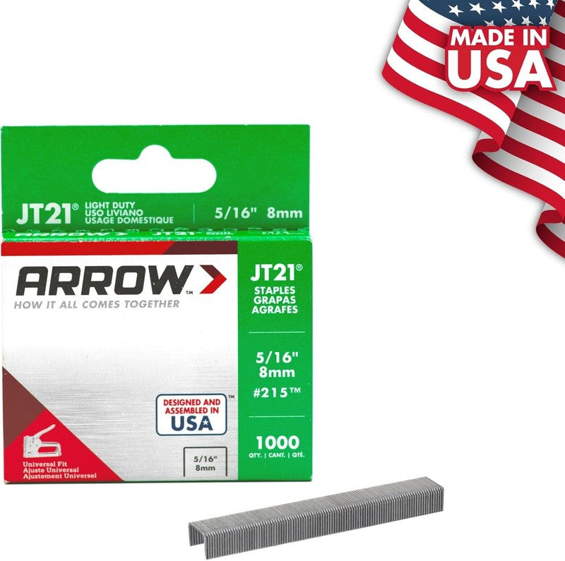 Arrow JT21 Staples 516 Inch Steel Heavy Duty Staple Gun Refill Pack 1000 - Deal For Any Occasion