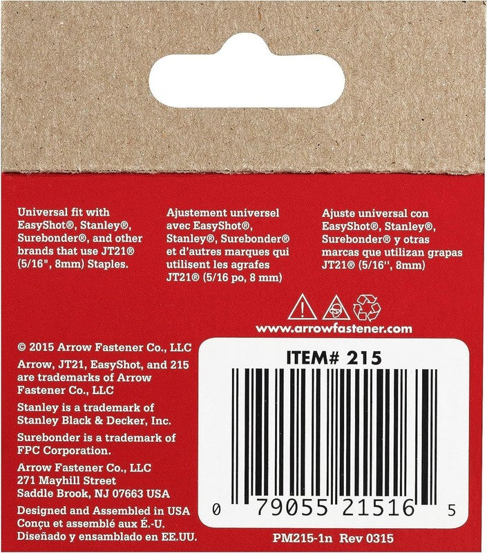 Arrow JT21 Staples 516 Inch Steel Heavy Duty Staple Gun Refill Pack 1000 - Deal For Any Occasion