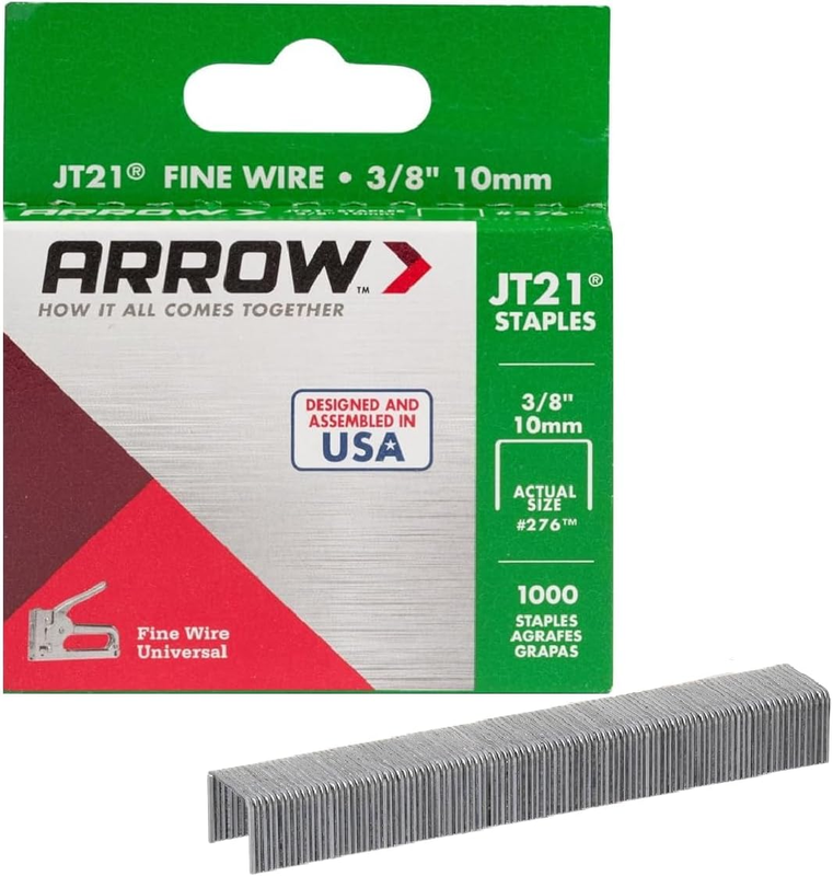 Staples 10mm Arrow T27 Heavy Duty Box 1000 for Craft and Repairs Arrow