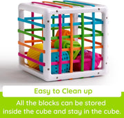 Fat Brain Toys InnyBin Shape Sorter Baby Sensory Motor Skills Toy Learning Fat Brain Toys