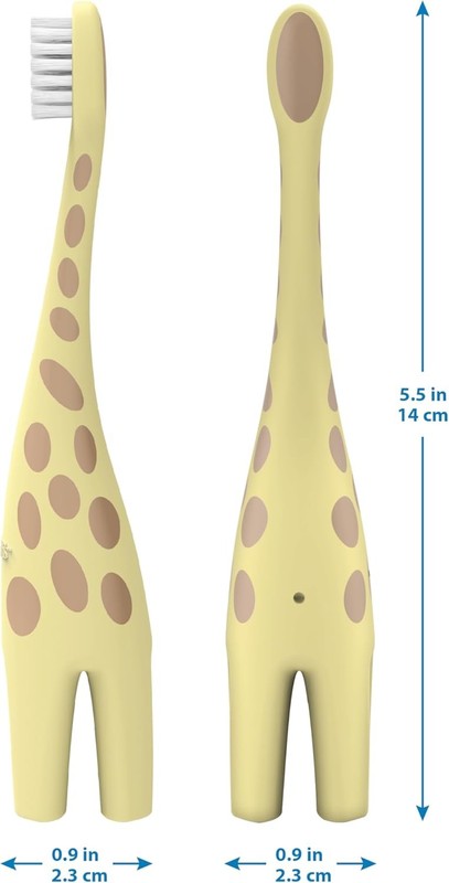 Dr Browns Baby Toddler Training Toothbrush Giraffe Soft Bristle 0-3Y Dr Brown's