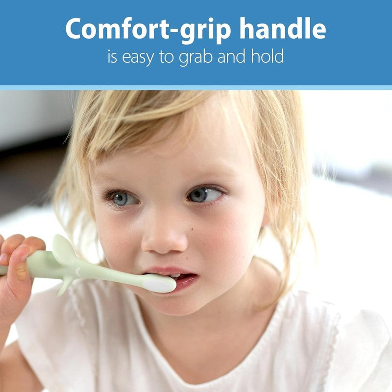 Dr Browns Baby Toddler Toothbrush Elephant Mint Soft Bristles 0-3Y dr brown