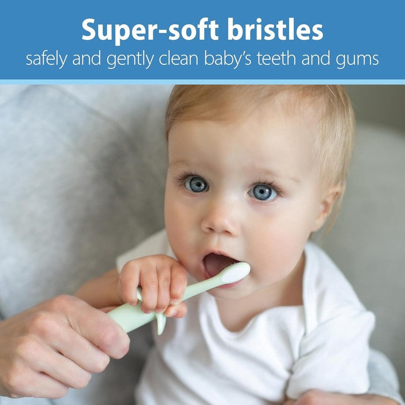 Dr Browns Baby Toddler Toothbrush Elephant Mint Soft Bristles 0-3Y dr brown
