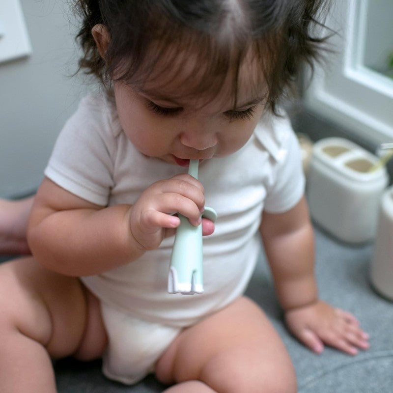 Dr Browns Baby Toddler Toothbrush Elephant Mint Soft Bristles 0-3Y dr brown