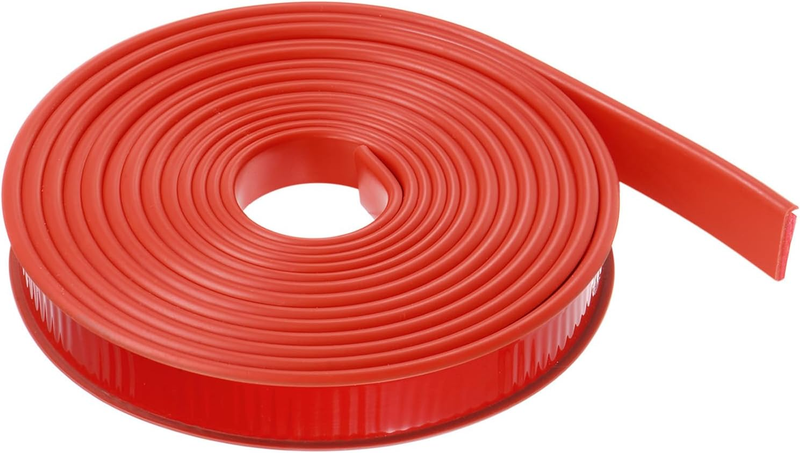 Red U Shape Edge Banding Self Adhesive TPE Furniture Trim Protector 22mm x 6M Unbranded
