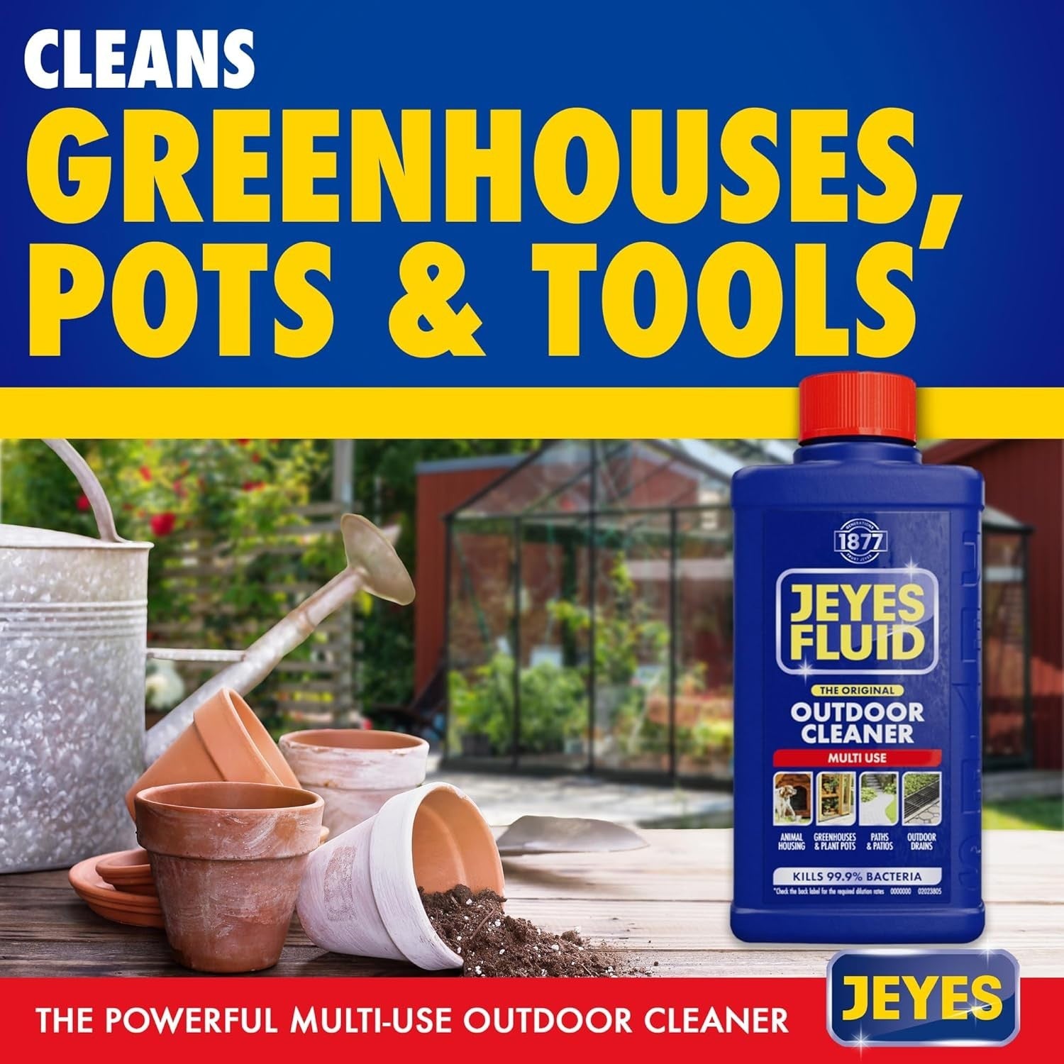 Jeyes Outdoor Cleaning Fluid With Multi-Purpose Disinfectant Cleaner of 300ml Jeyes