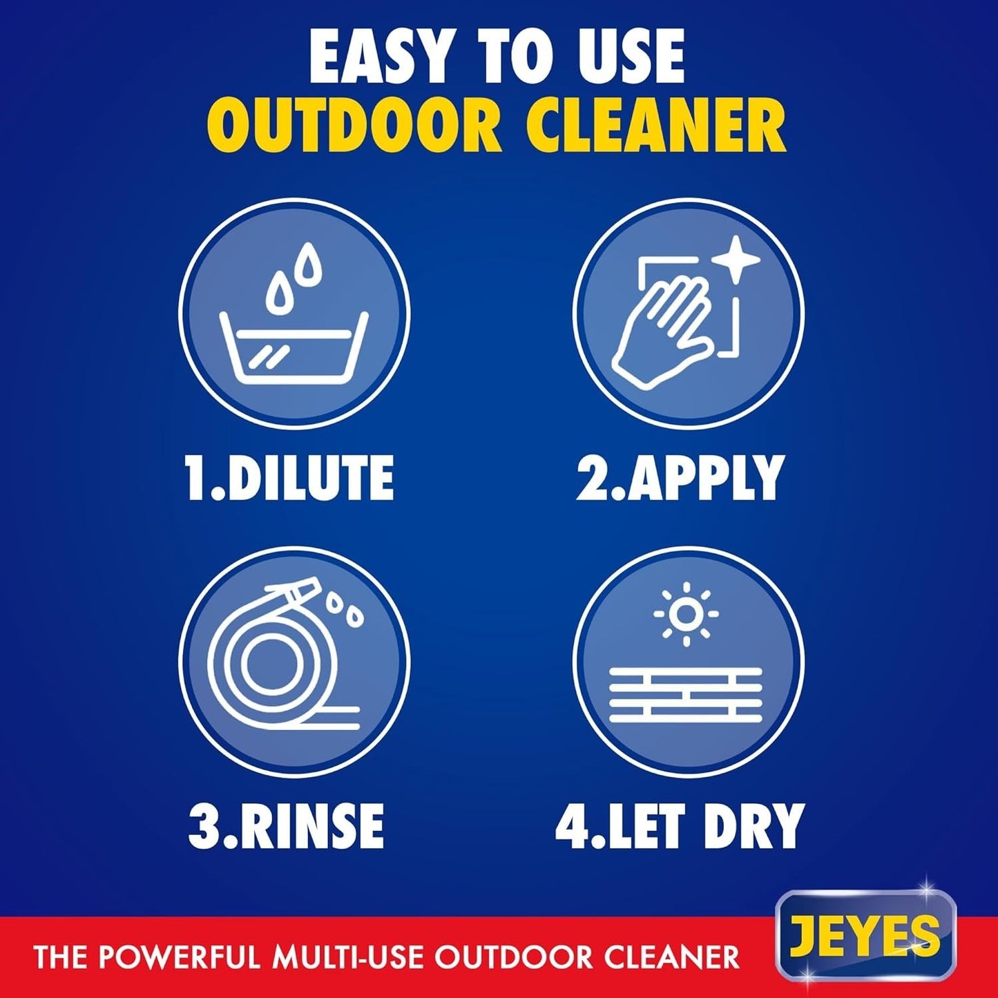 Jeyes Outdoor Cleaning Fluid With Multi-Purpose Disinfectant Cleaner of 300ml Jeyes
