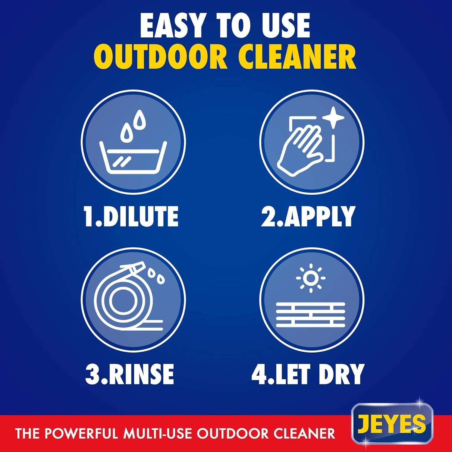 Jeyes Outdoor Cleaning Fluid With Multi-Purpose Disinfectant Cleaner of 300ml Jeyes