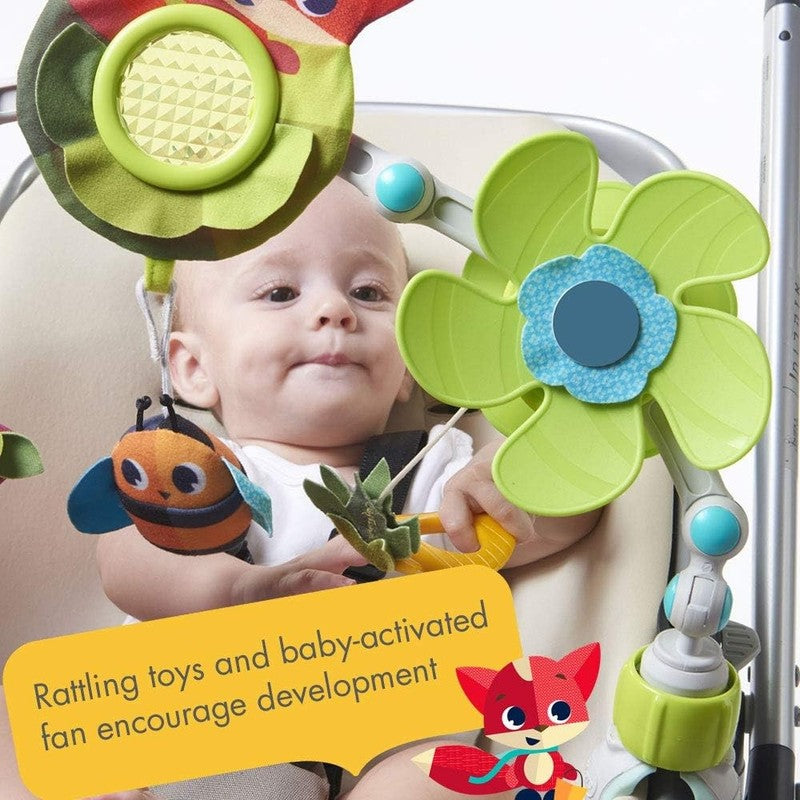 Tiny Love Baby Pram Toy Arch Meadow Days Stroller Activity Bar Rattle Clip Toy Tiny Love