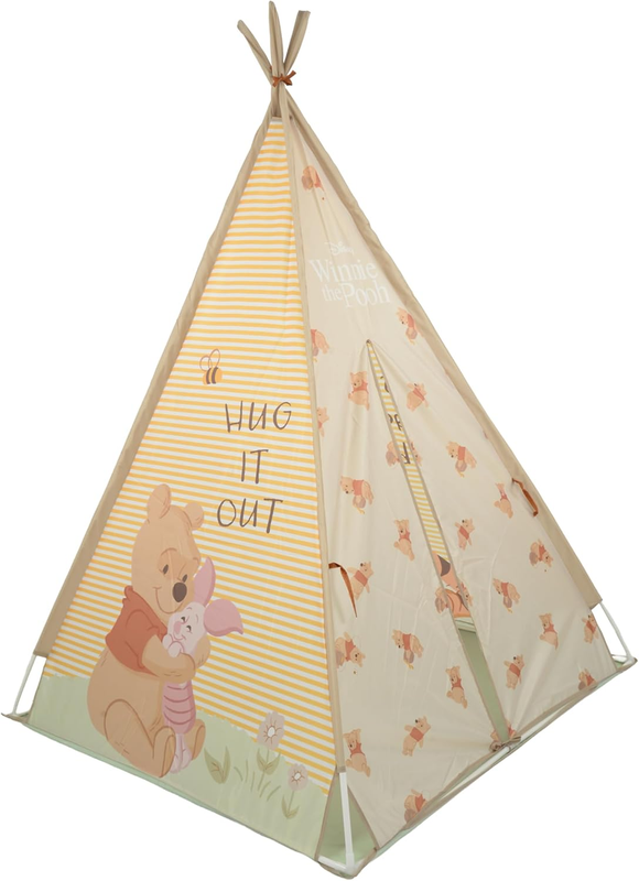Disney Winnie The Pooh Play Tent Kids Indoor Outdoor Teepee Den Toy Age 3+ Does not apply