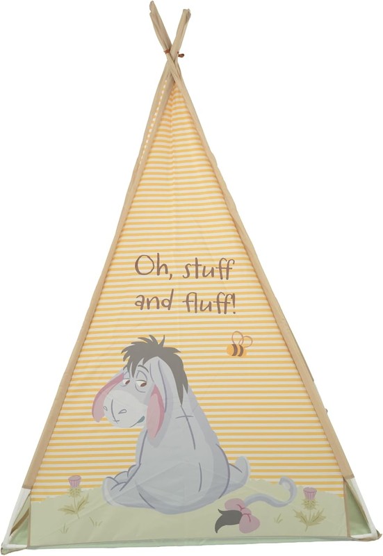 Disney Winnie The Pooh Play Tent Kids Indoor Outdoor Teepee Den Toy Age 3+ Does not apply