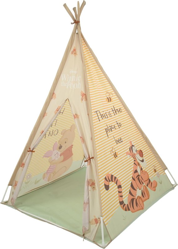 Disney Winnie The Pooh Play Tent Kids Indoor Outdoor Teepee Den Toy Age 3+ Does not apply