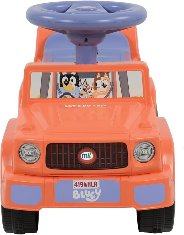 Bluey Ride On Truck 4X4 Foot To Floor Toy Car Kids Lorry Vehicle Age 18 Months Unbranded