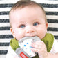 Nuby Baby Teething Mitt Glove Soothing Silicone Teether Crinkle Mitt 3M+ Nuby
