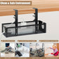 Under Desk Cable Tray No Drill Wire Organizer Clamp Mount Metal Management Rack Unbranded