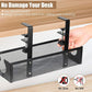 Under Desk Cable Tray No Drill Wire Organizer Clamp Mount Metal Management Rack Unbranded