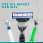 Gillette Mach3 Razor 16 Blade Refills Men Lubrication Strip Smooth Glide Set Kit Gillette