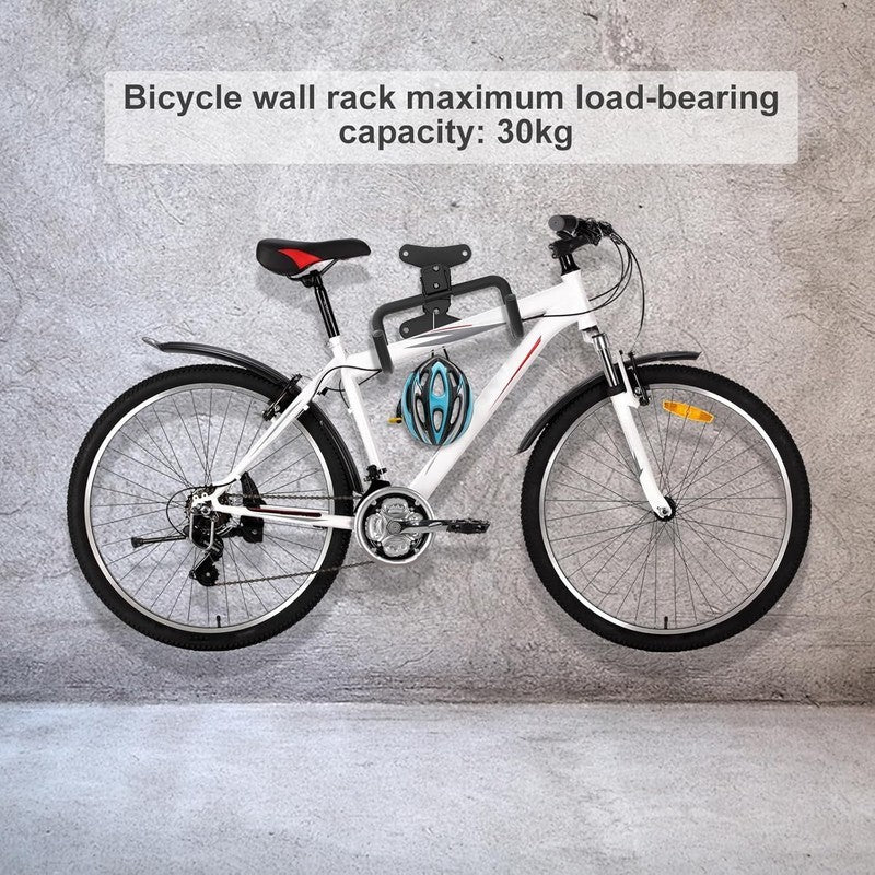 Bike Wall Mount Hanger Adjustable Foldable Storage Rack Hook Garage E Bike 30Kg Unbranded