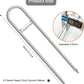 Heavy Duty Tent Pegs Metal 30Cm Rebar Ground Stakes Trampoline Anchor 6 Pack Unbranded