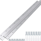 French Cleat Picture Hanger 450mm Aluminum Z Bar Wall Mount Bracket Kit 1xPair Unbranded