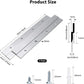 French Cleat Picture Hanger 15cm Aluminum Z Bar Wall Mount Brackets 3 Pairs Unbranded