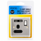 Elpine Stainless Steel Switched Socket Dual USB Outlet 13A Chrome 1 Gang 1 Way elpine