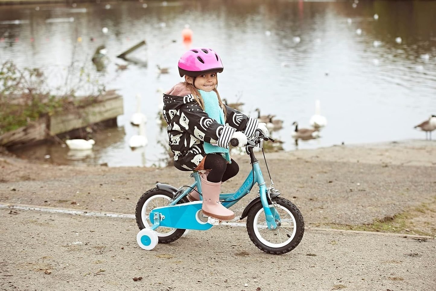 Bicycle Kids Toddlers 12 Inch Wildtrak Stabilisers First Bike Children Girls Boy Unbranded