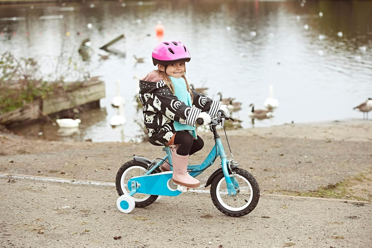 Bicycle Kids Toddlers 12 Inch Wildtrak Stabilisers First Bike Children Girls Boy Unbranded