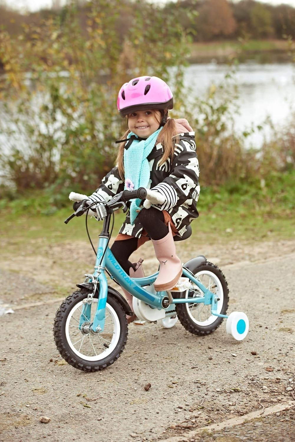 Bicycle Kids Toddlers 12 Inch Wildtrak Stabilisers First Bike Children Girls Boy Unbranded