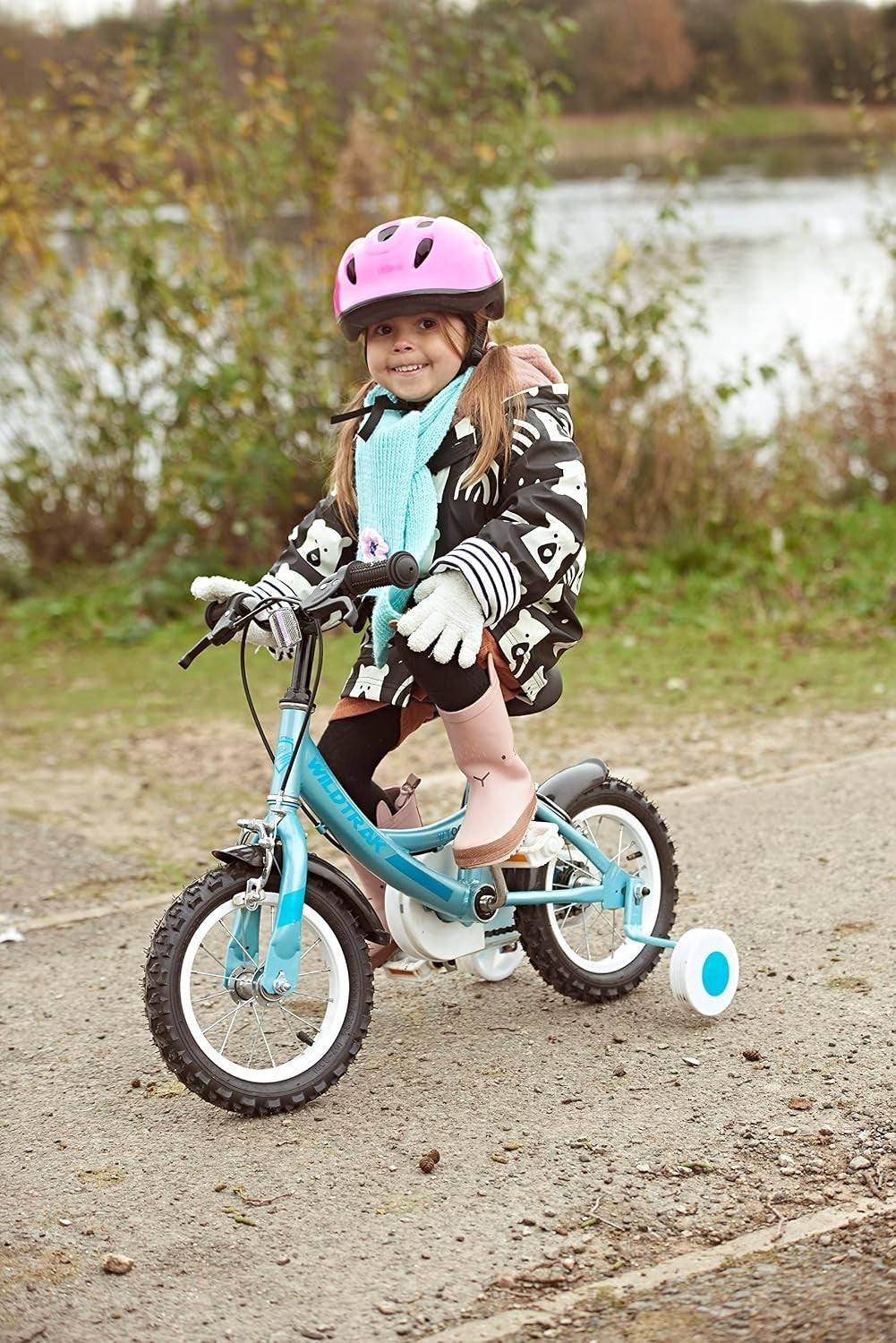 Bicycle Kids Toddlers 12 Inch Wildtrak Stabilisers First Bike Children Girls Boy Unbranded