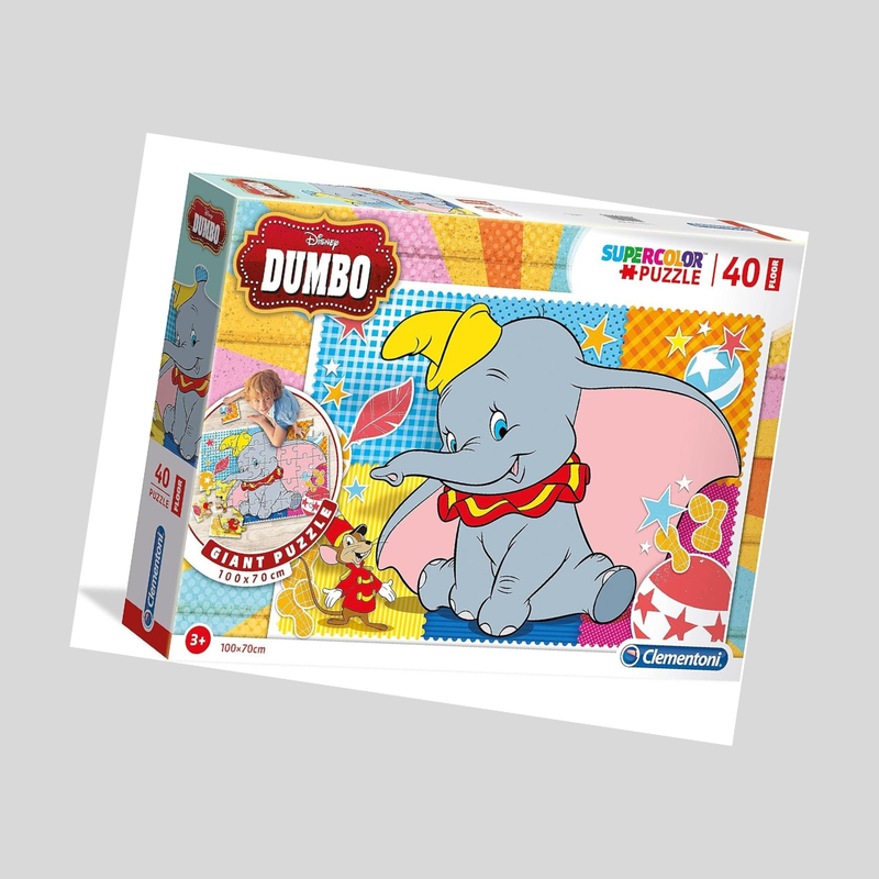 Clementoni Dumbo Floor Puzzle 40 Piece Kids Jigsaw Large Educational Age 3+ Clementoni