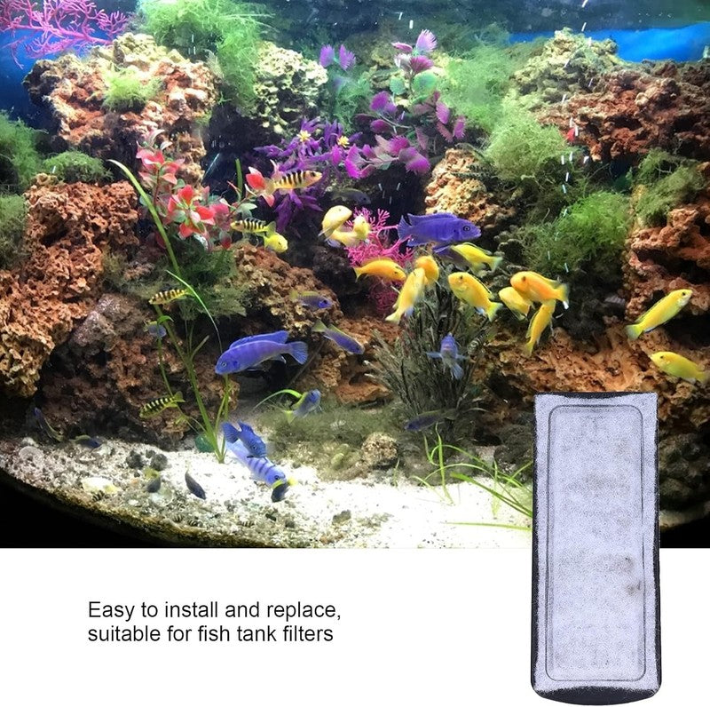 6Pcs Aquarium Filter Cotton Replacement Pads Wall Mounted Fish Tank Filters Unbranded